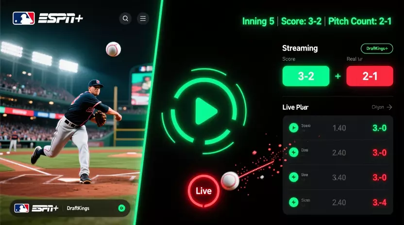 Apuestas en vivo MLB con streaming integrado y cuotas en tiempo real