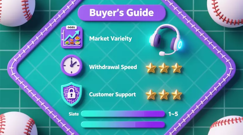 Criterios de selección para elegir la mejor casa de apuestas MLB