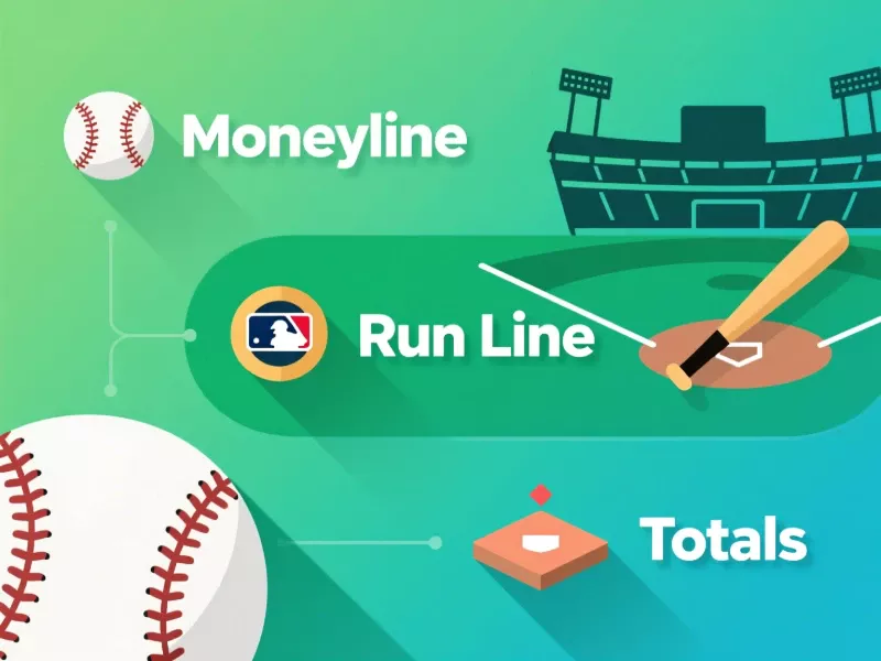 Infografía de tipos de apuestas MLB