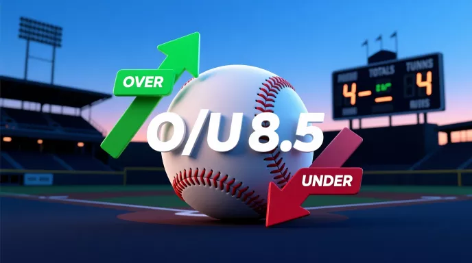 Apuestas de totales over under en partidos de béisbol MLB